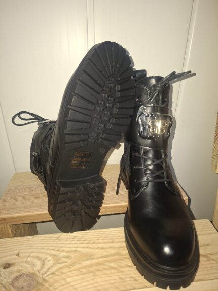 Botines con estampado de leopardo